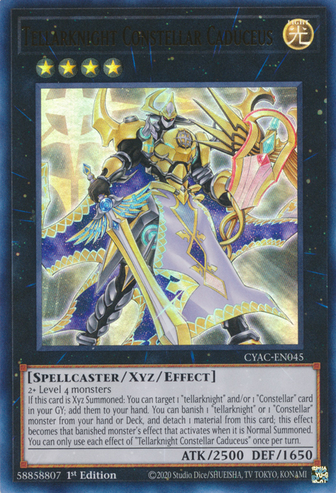 Tellarknight Constellar Caduceus [CYAC-EN045] Ultra Rare | The CG Realm