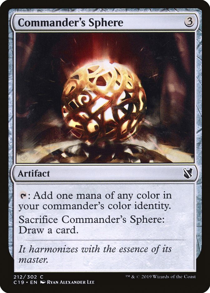 Commander's Sphere [Commander 2019] | The CG Realm