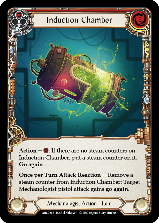 Induction Chamber [ARC010-S] (Arcane Rising)  1st Edition Rainbow Foil | The CG Realm