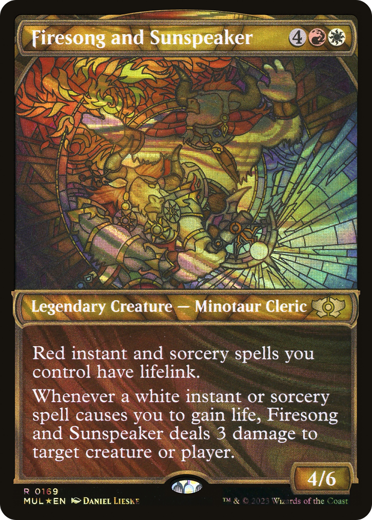 Firesong and Sunspeaker (Halo Foil) [Multiverse Legends] | The CG Realm