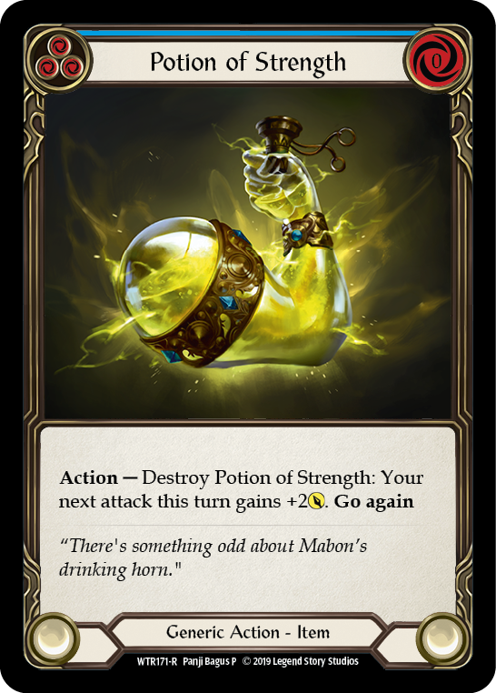 Potion of Strength [WTR171-R] (Welcome to Rathe)  Alpha Print Rainbow Foil | The CG Realm