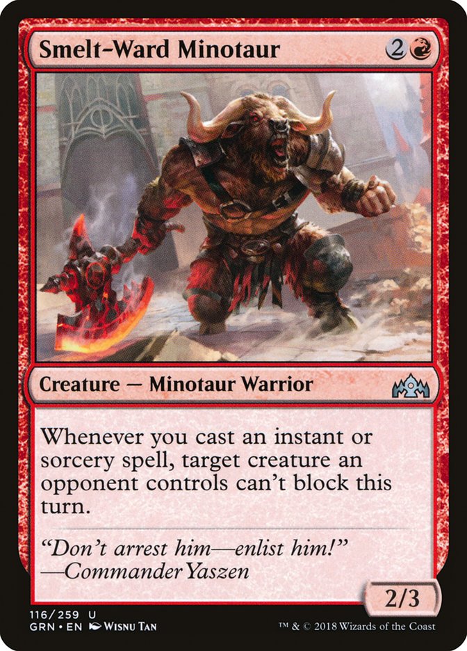 Smelt-Ward Minotaur [Guilds of Ravnica] | The CG Realm