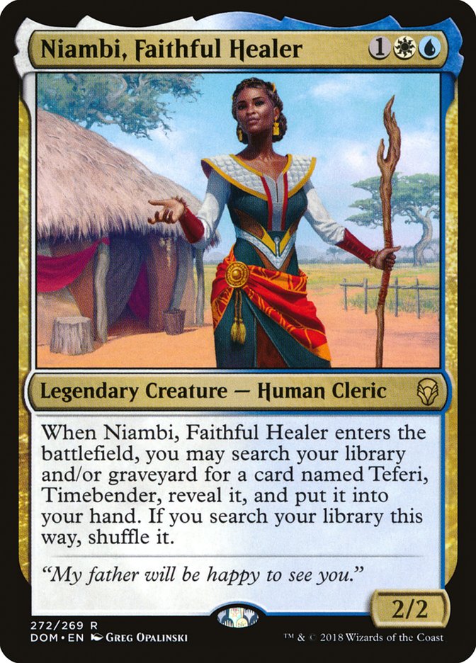 Niambi, Faithful Healer [Dominaria] | The CG Realm