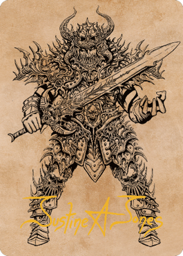 Sarevok, Deathbringer Art Card (Gold-Stamped Signature) [Commander Legends: Battle for Baldur's Gate Art Series] | The CG Realm