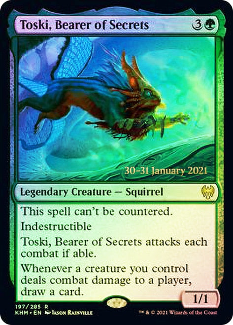 Toski, Bearer of Secrets [Kaldheim Prerelease Promos] | The CG Realm