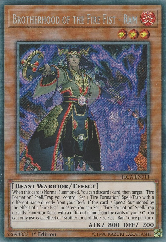 Brotherhood of the Fire Fist - Ram [FIGA-EN011] Secret Rare | The CG Realm