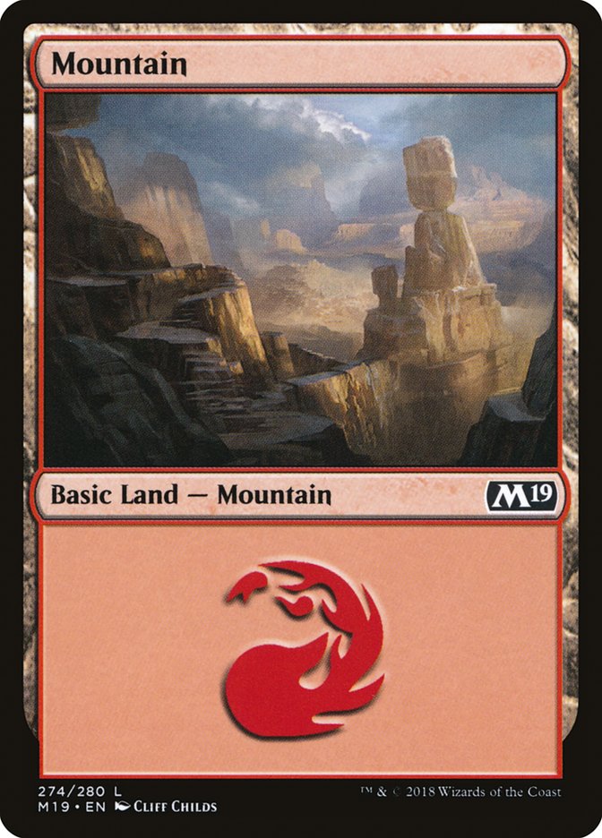 Mountain (274) [Core Set 2019] | The CG Realm