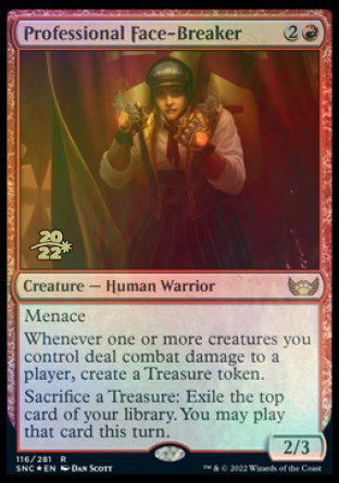 Professional Face-Breaker [Streets of New Capenna Prerelease Promos] | The CG Realm