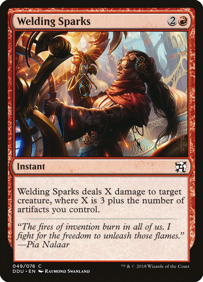 Welding Sparks [Duel Decks: Elves vs. Inventors] | The CG Realm