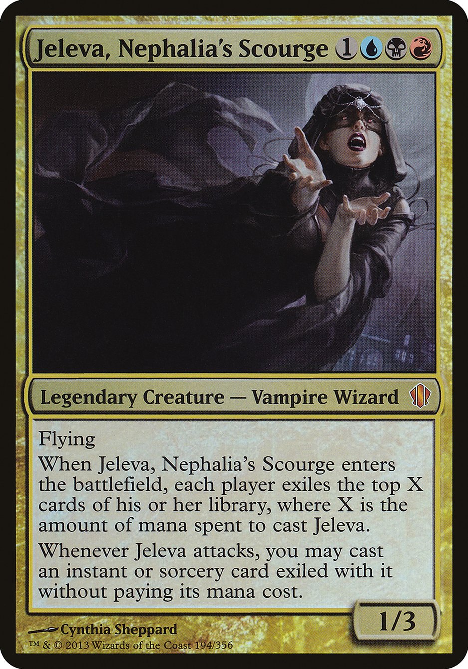 Jeleva, Nephalia's Scourge (Oversized) [Commander 2013 Oversized] | The CG Realm