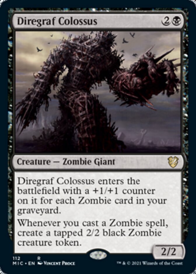 Diregraf Colossus [Innistrad: Midnight Hunt Commander] | The CG Realm