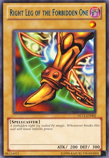 Right Leg of the Forbidden One (Blue) [DL11-EN002] Rare | The CG Realm