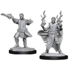 D&D Unpainted Miniatures Human Sorcerer | The CG Realm