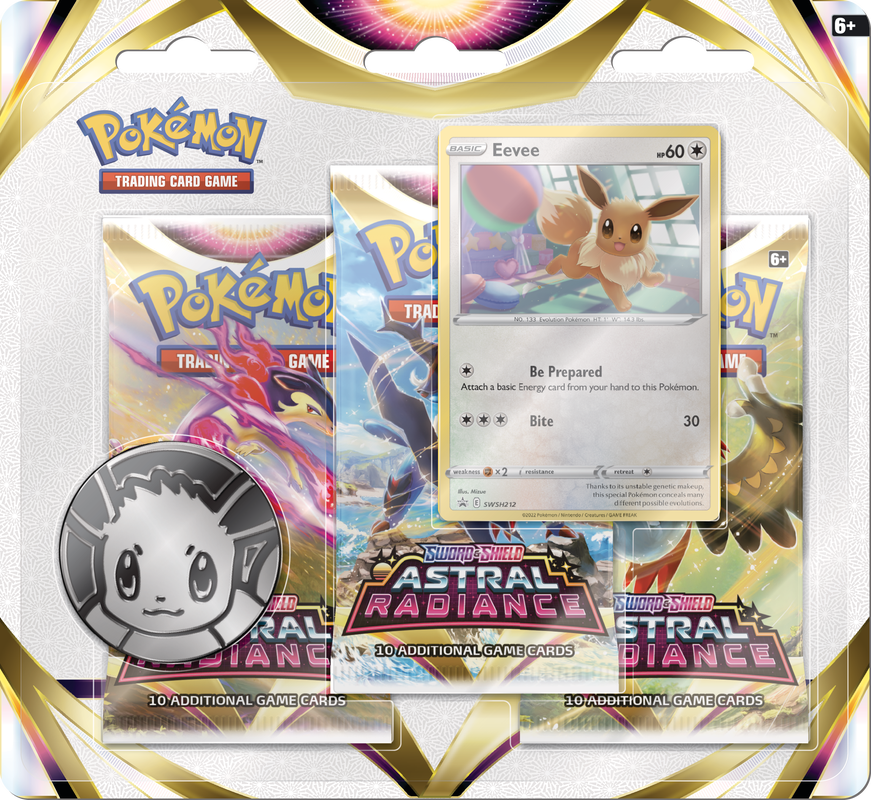 POKEMON SWSH10 ASTRAL RADIANCE 3PK BLISTER (Release Date:  2022-05-27) | The CG Realm