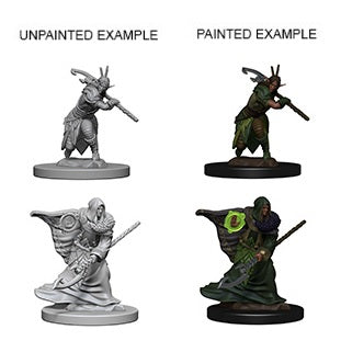 DND UNPAINTED MINIS WV4 ELF MALE DRUID | The CG Realm