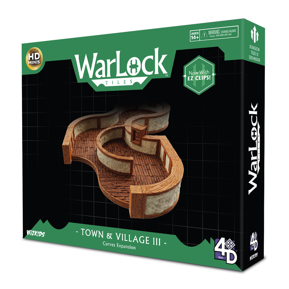 WARLOCK DUNGEON TILES: TOWN/VILLAGE III - CURVES | The CG Realm