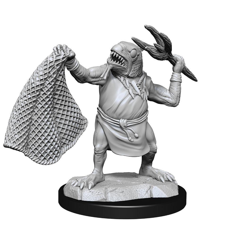 DND UNPAINTED MINIS WV14 KUO-TOA/KUO-TOA WHIP | The CG Realm