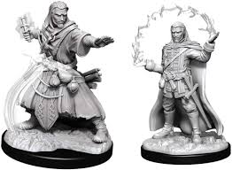 D&D Primed Miniatures Human Wizard | The CG Realm