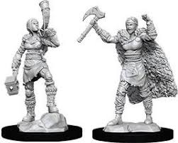 D&D Unpainted Miniatures Human Barbarian | The CG Realm