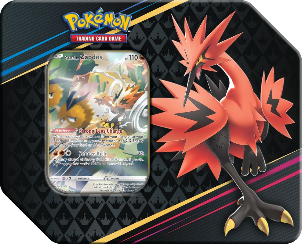 POKEMON SWSH12.5 CROWN ZENITH GALARIAN TIN COLL (Release Date:  2023-03-17) | The CG Realm