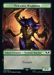 Tyranid (017) // Tyranid Warrior Double-Sided Token (Surge Foil) [Warhammer 40,000 Tokens] | The CG Realm