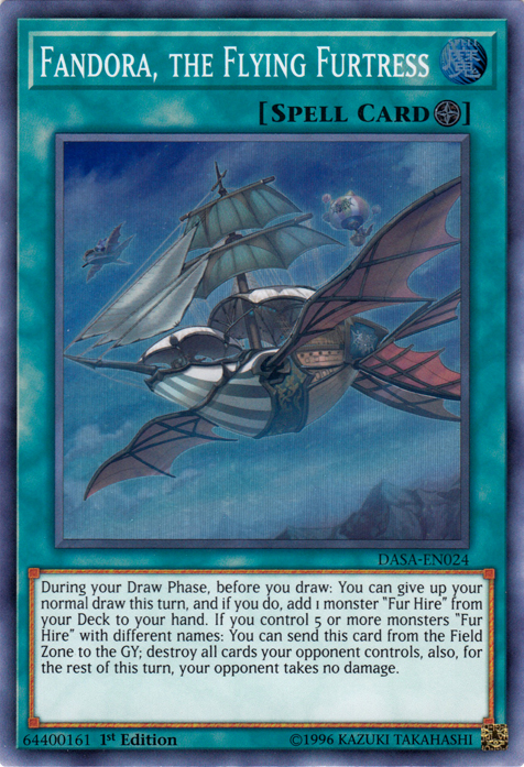 Fandora, the Flying Furtress [DASA-EN024] Super Rare | The CG Realm