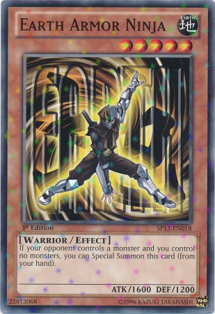 Earth Armor Ninja [SP13-EN018] Starfoil Rare | The CG Realm