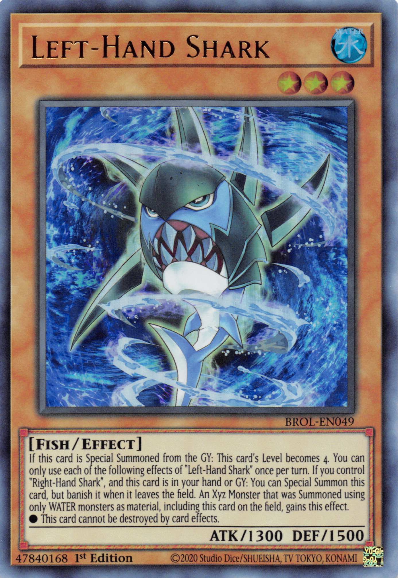 Left-Hand Shark [BROL-EN049] Ultra Rare | The CG Realm