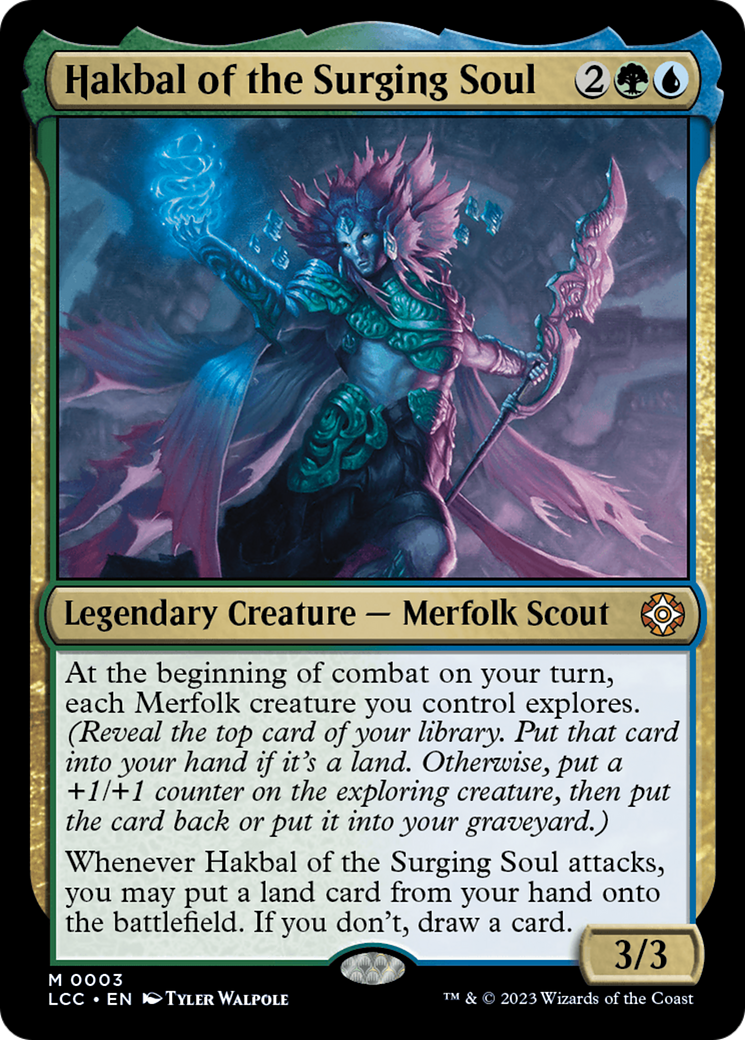 Hakbal of the Surging Soul [The Lost Caverns of Ixalan Commander] | The CG Realm