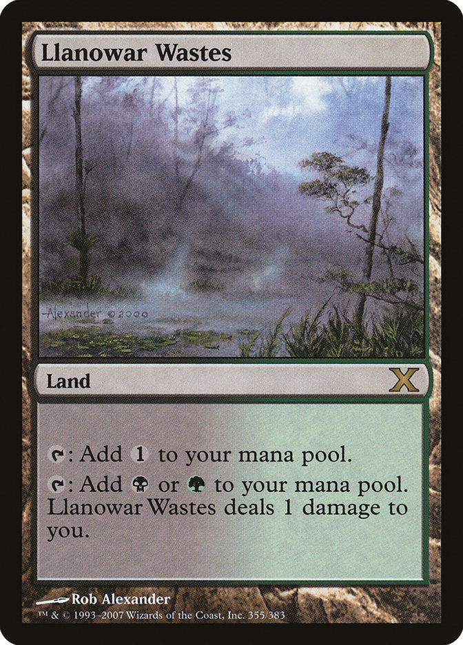 Llanowar Wastes [Tenth Edition] | The CG Realm