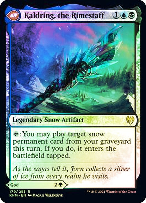 Jorn, God of Winter // Kaldring, the Rimestaff [Kaldheim Prerelease Promos] | The CG Realm