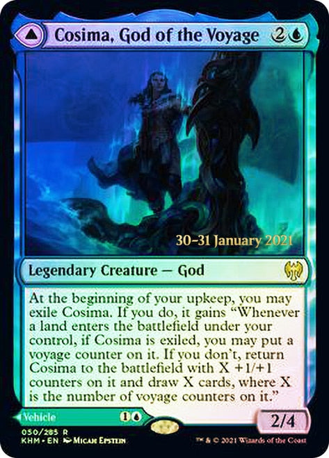 Cosima, God of the Voyage // The Omenkeel [Kaldheim Prerelease Promos] | The CG Realm