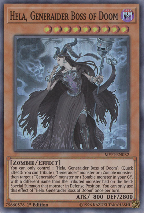 Hela, Generaider Boss of Doom [MYFI-EN032] Super Rare | The CG Realm