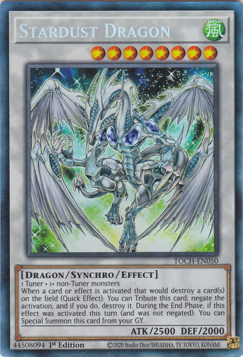 Stardust Dragon [TOCH-EN050] Collector's Rare | The CG Realm