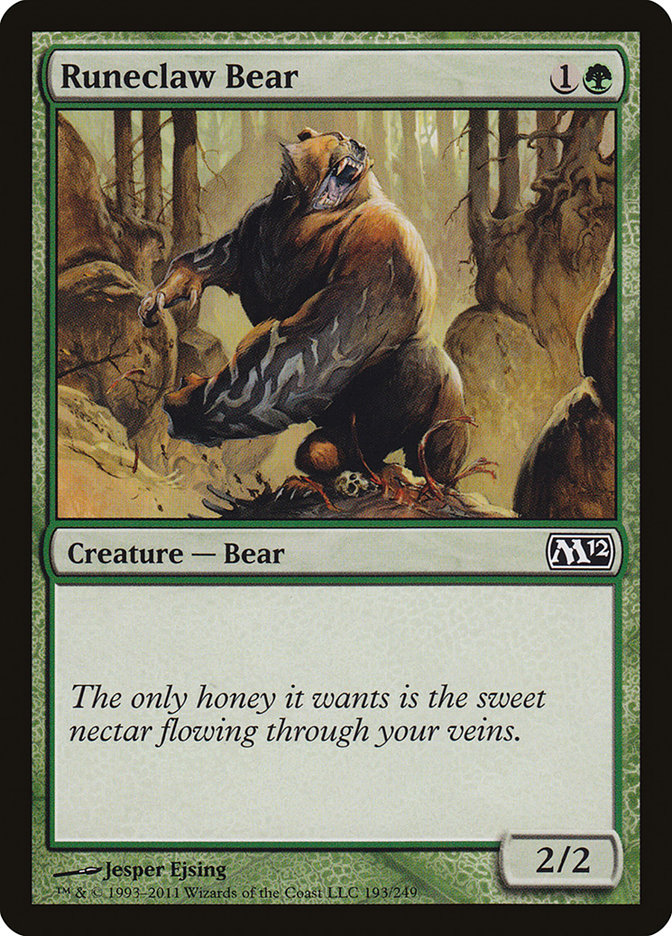 Runeclaw Bear [Magic 2012] | The CG Realm