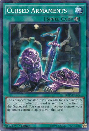 Cursed Armaments [BP03-EN169] Shatterfoil Rare | The CG Realm