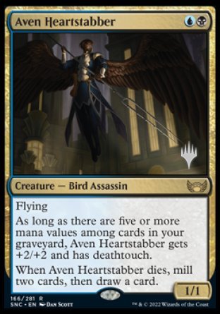 Aven Heartstabber (Promo Pack) [Streets of New Capenna Promos] | The CG Realm