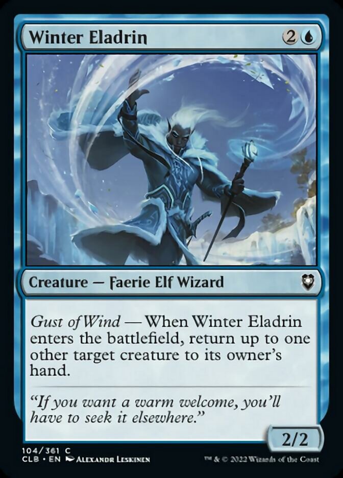 Winter Eladrin [Commander Legends: Battle for Baldur's Gate] | The CG Realm