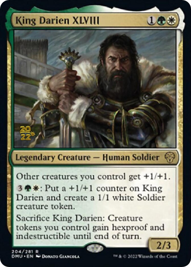 King Darien XLVIII [Dominaria United Prerelease Promos] | The CG Realm