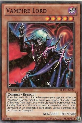 Vampire Lord [BP01-EN127] Starfoil Rare | The CG Realm