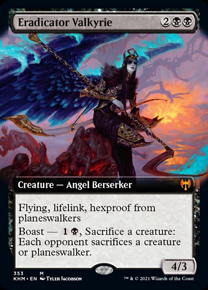 Eradicator Valkyrie (Extended Art) [Kaldheim] | The CG Realm