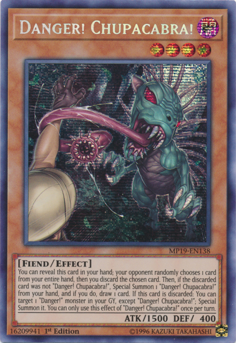 Danger! Chupacabra! [MP19-EN138] Prismatic Secret Rare | The CG Realm