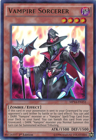 Vampire Sorcerer [MP14-EN151] Ultra Rare | The CG Realm