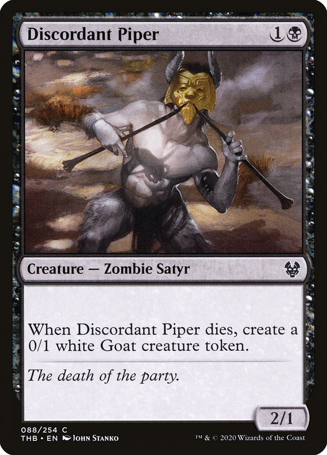 Discordant Piper [Theros Beyond Death] | The CG Realm