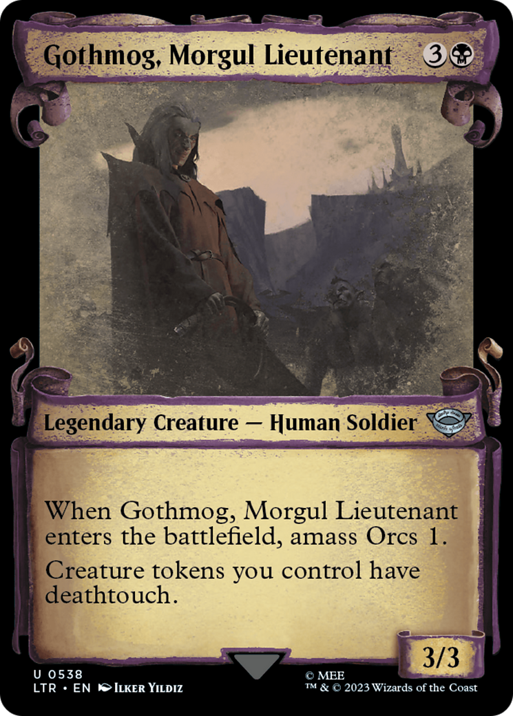 Gothmog, Morgul Lieutenant [The Lord of the Rings: Tales of Middle-Earth Showcase Scrolls] | The CG Realm