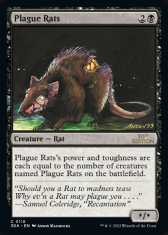 Plague Rats [30th Anniversary Edition] | The CG Realm