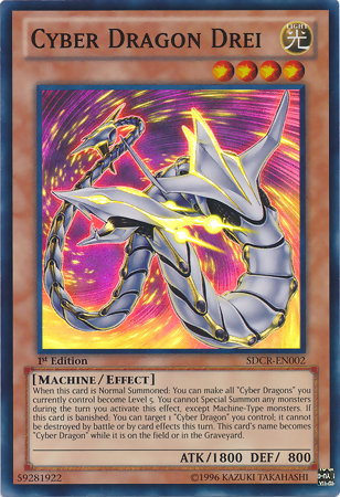 Cyber Dragon Drei [SDCR-EN002] Super Rare | The CG Realm