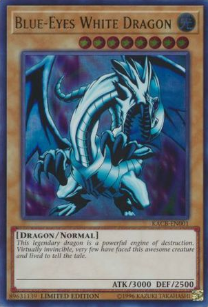 Blue-Eyes White Dragon (Oversized) [KACB-EN001] Promo | The CG Realm