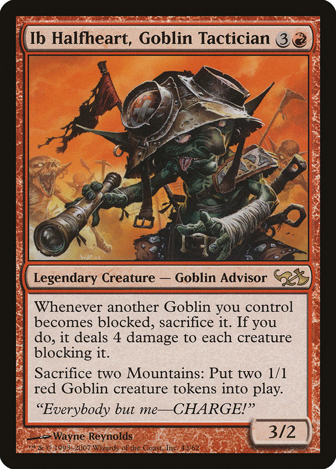 Ib Halfheart, Goblin Tactician [Duel Decks: Elves vs. Goblins] | The CG Realm