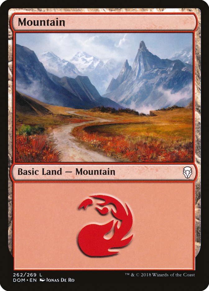 Mountain (262) [Dominaria] | The CG Realm